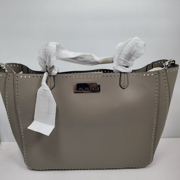 Zac Posen Women's Gray Eartha Iconic Soft Shopper Atmosphere Bag NWT - Picture 2 of 7